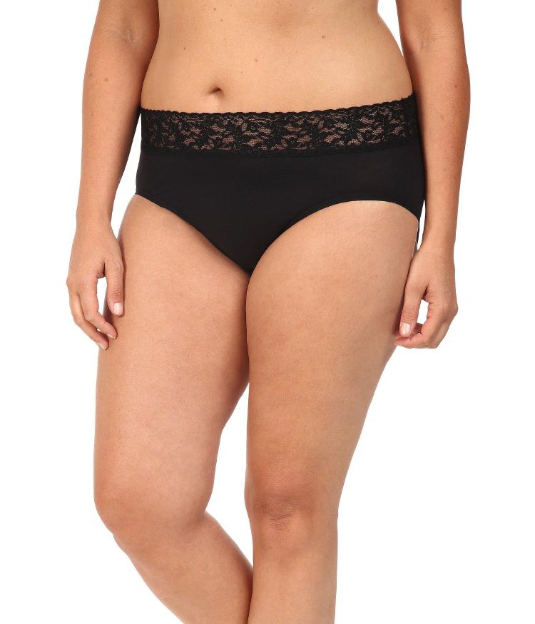 hanky-panky-Black-Plus-Size-Organic-Cotton-Signature-Lace-French-Brief-Underwear hanky-panky-Black-Plus-Size-Organic-Cotton-Signature-Lace-French-Brief-Underwear