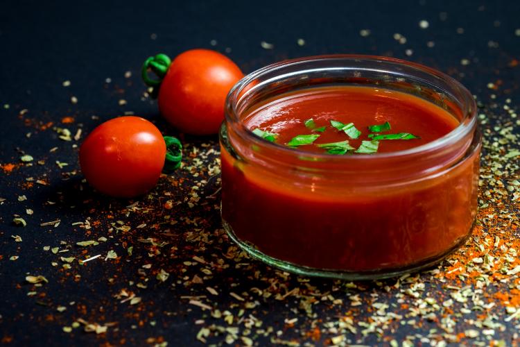 a dish with tomato sauce a dish with tomato sauce