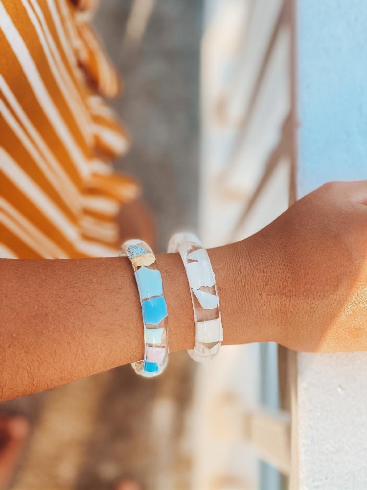 Recycled Ocean Plastic Bangle (Microplastic) Recycled Ocean Plastic Bangle (Microplastic)