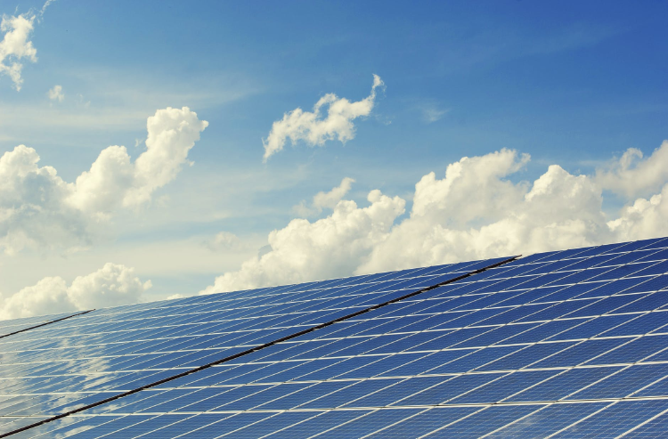 solar panels blue solar panel board