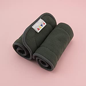 The inserts are rolled up