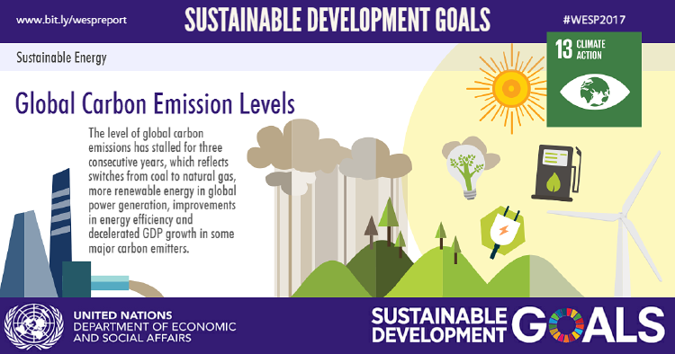 UN sustainable development goals flyer