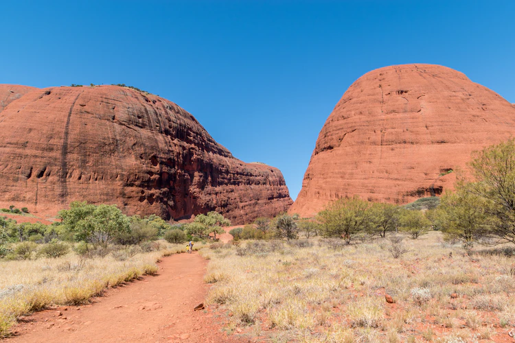 brown rock formation in Australia