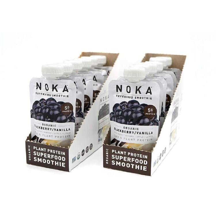 NOKA blackberry vegan smoothie The 12-pack blackberry vegan smoothie from NOKA