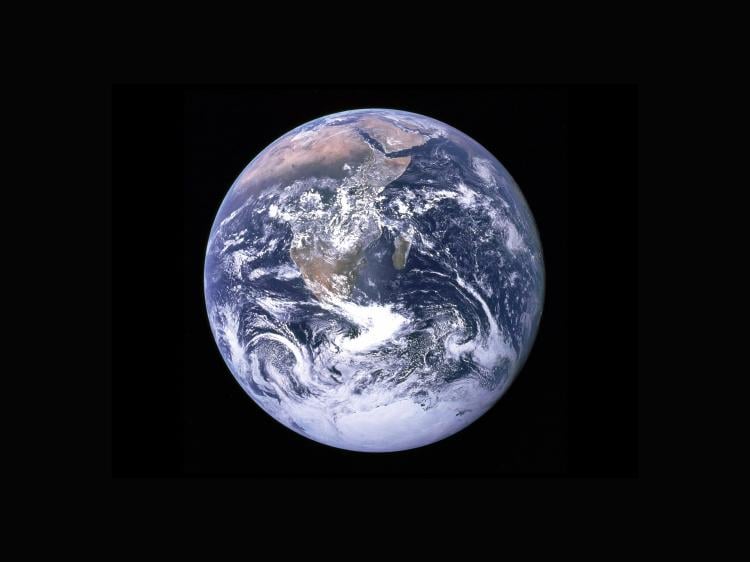 A picture of Earth from space