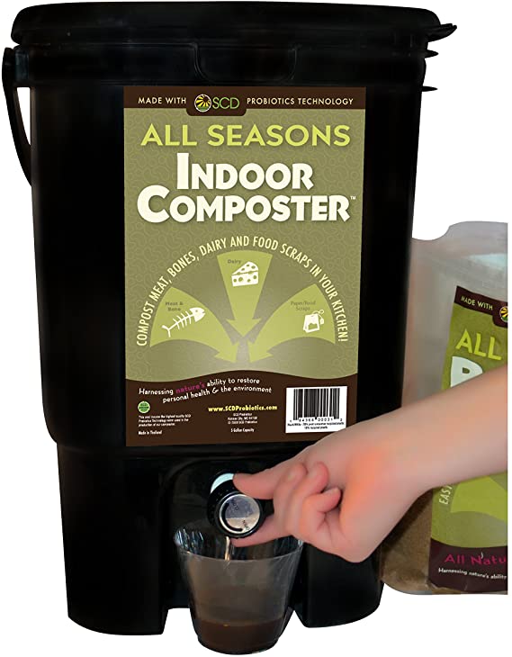 2 All Seasons Composter Kit + 2 Gallons of Bokashi - SCD Probiotics