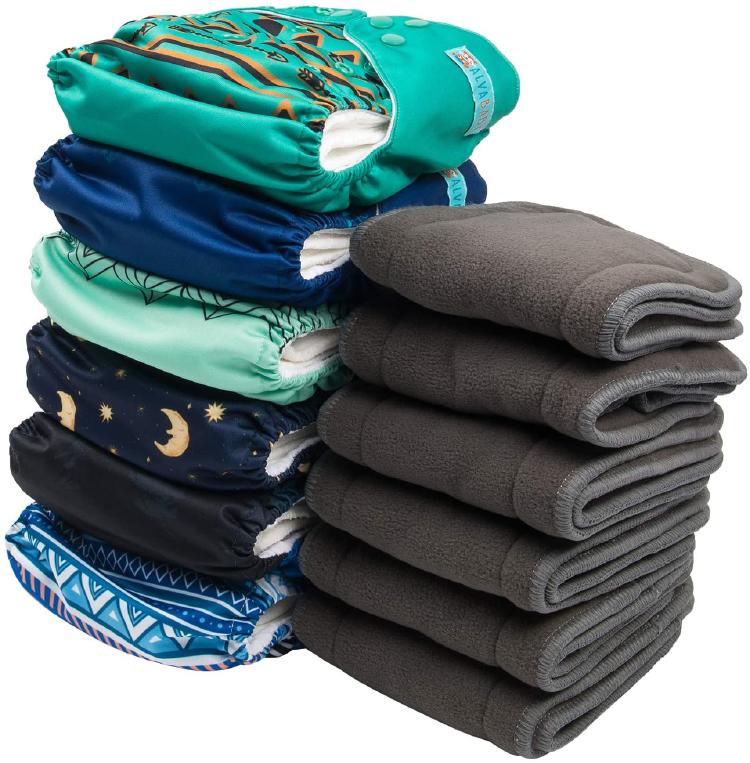 Alvababy Cloth Diapers Piled up Alvababy Cloth Diapers