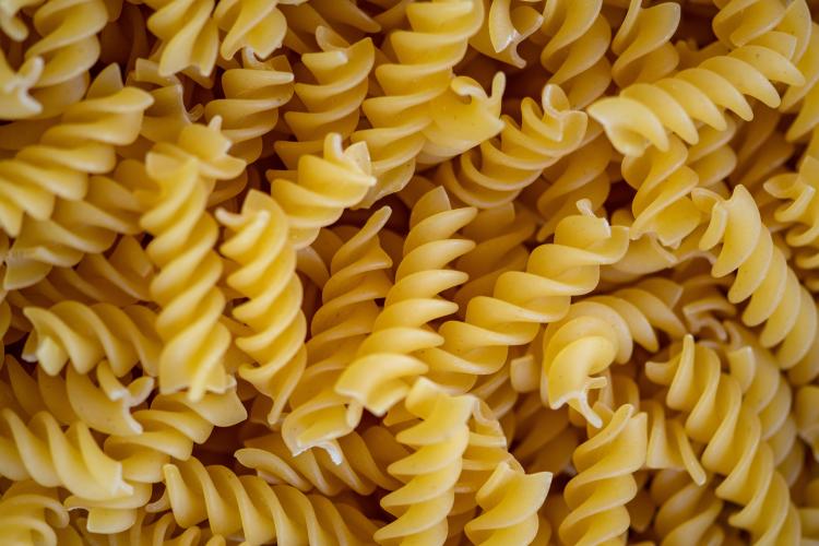 Fusilli pasta uncooked Fusilli pasta uncooked